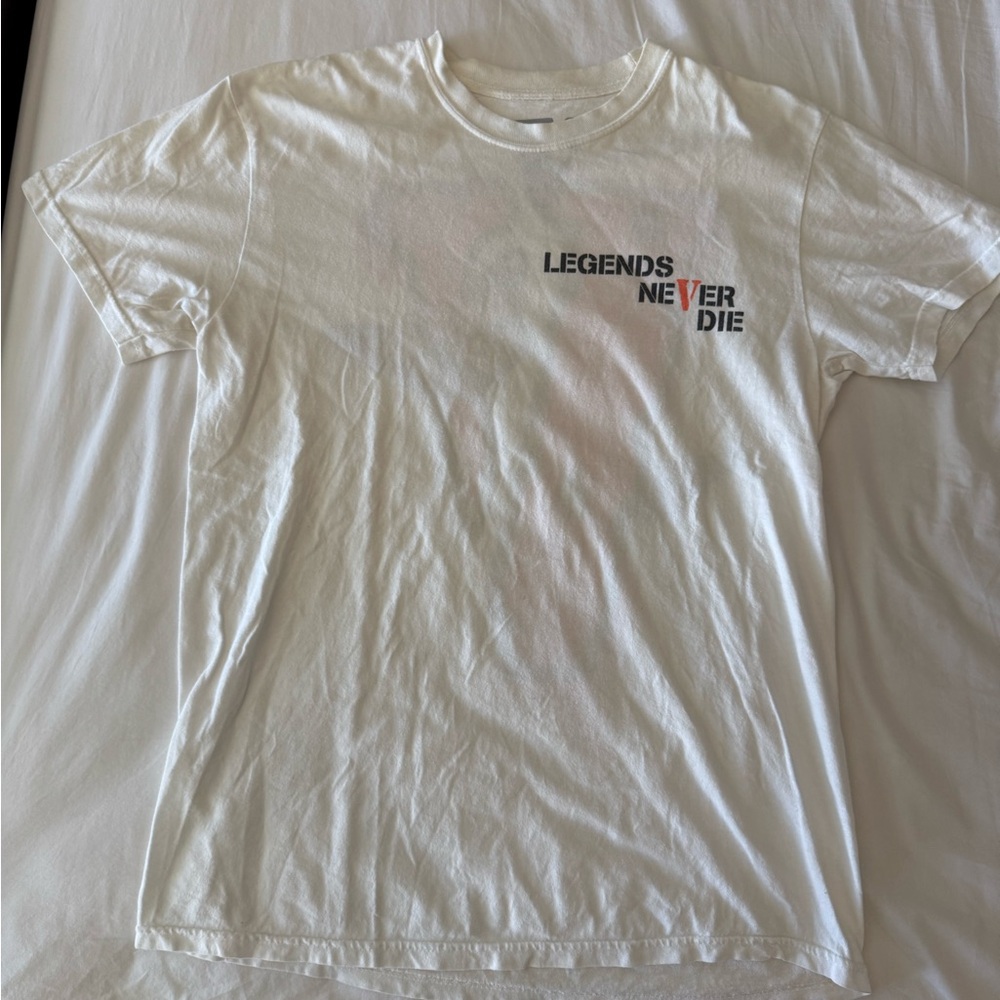 Juice world x Vlone White Graphic T-Shirt